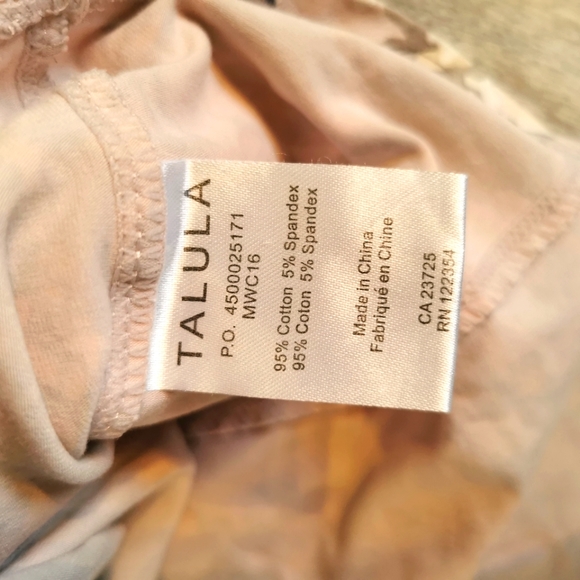 Talula floral print tank top XS - Picture 6 of 8